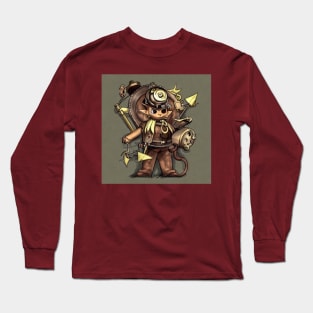 Anime Cartoon Steampunk Mouse Long Sleeve T-Shirt